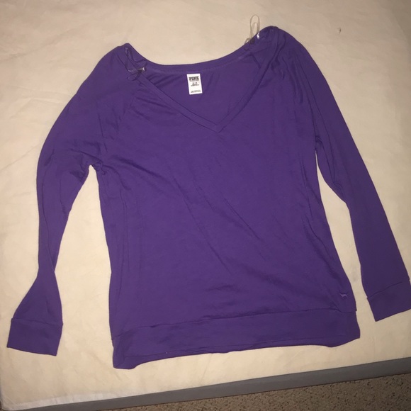 VS PINK Oversized Loungewear LS tee - Picture 1 of 2